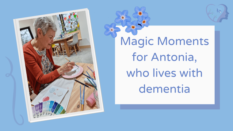 Antonia, who lives with dementia in Bramhall