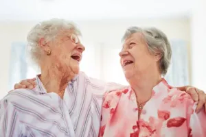 laughing old ladies