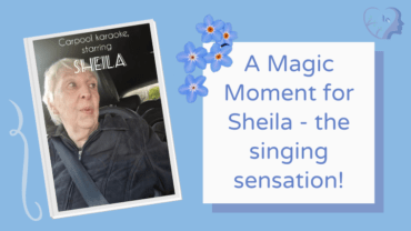A magic moment for Sheila who lives with dementia in Stockport