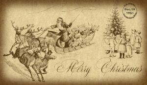 Nostalgic Christmas card design